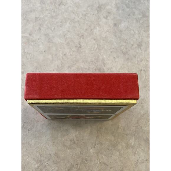 Vtg Waddingtons Playing Cards Velvet Box 54 Card Set Mascot Pencils Case Bridge - Picture 15 of 16